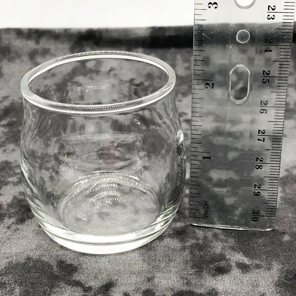 🔮 5/$25 Vintage Small Glass‎ Candle Holder
